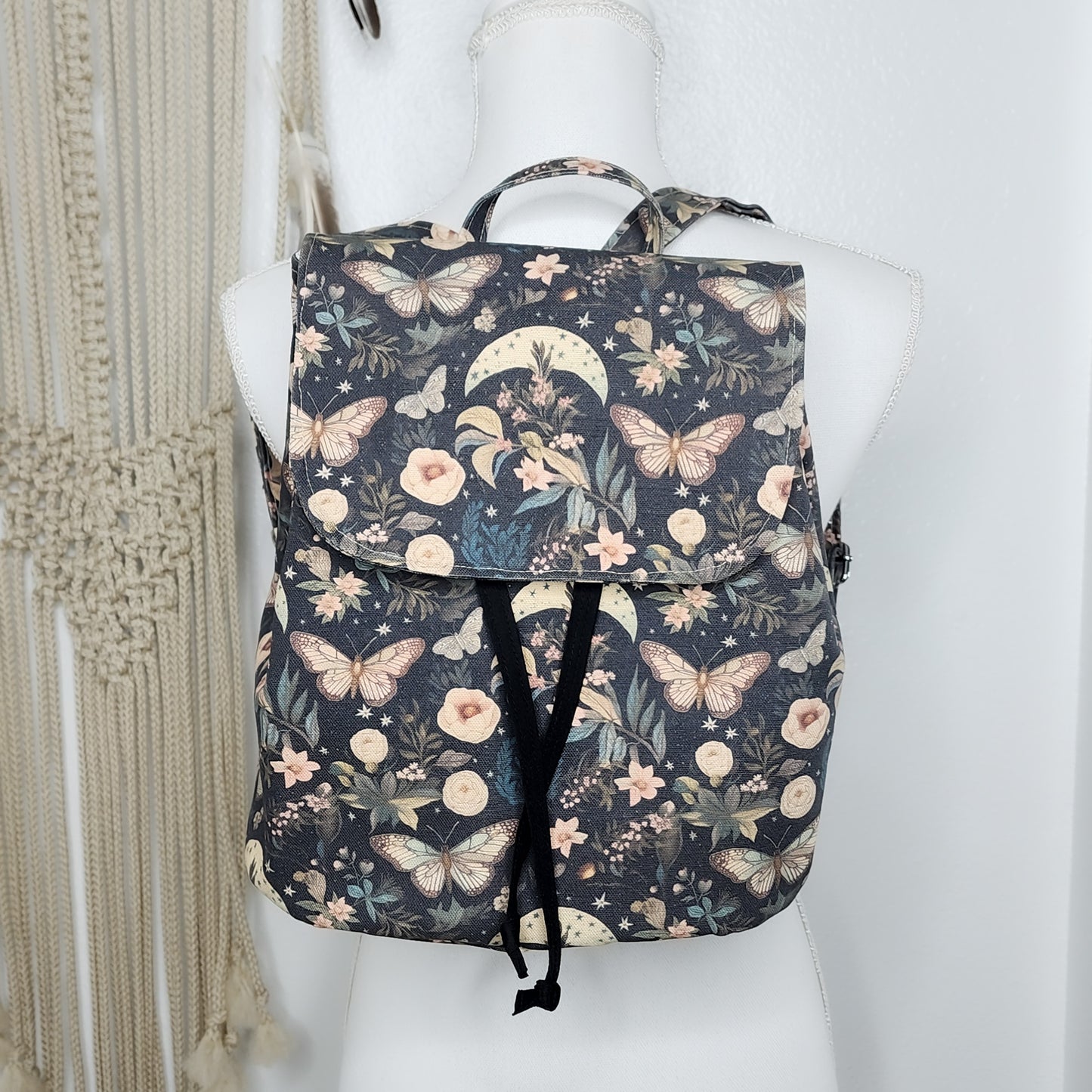 Fairy Witch Gothic Backpack Bag for Women, Handmade