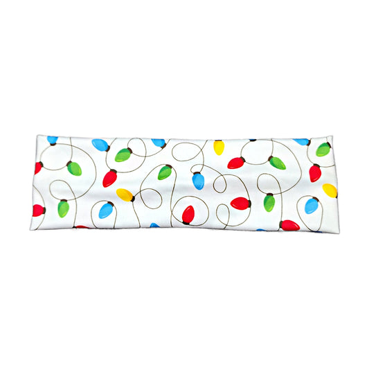White Christmas String Lights Headband