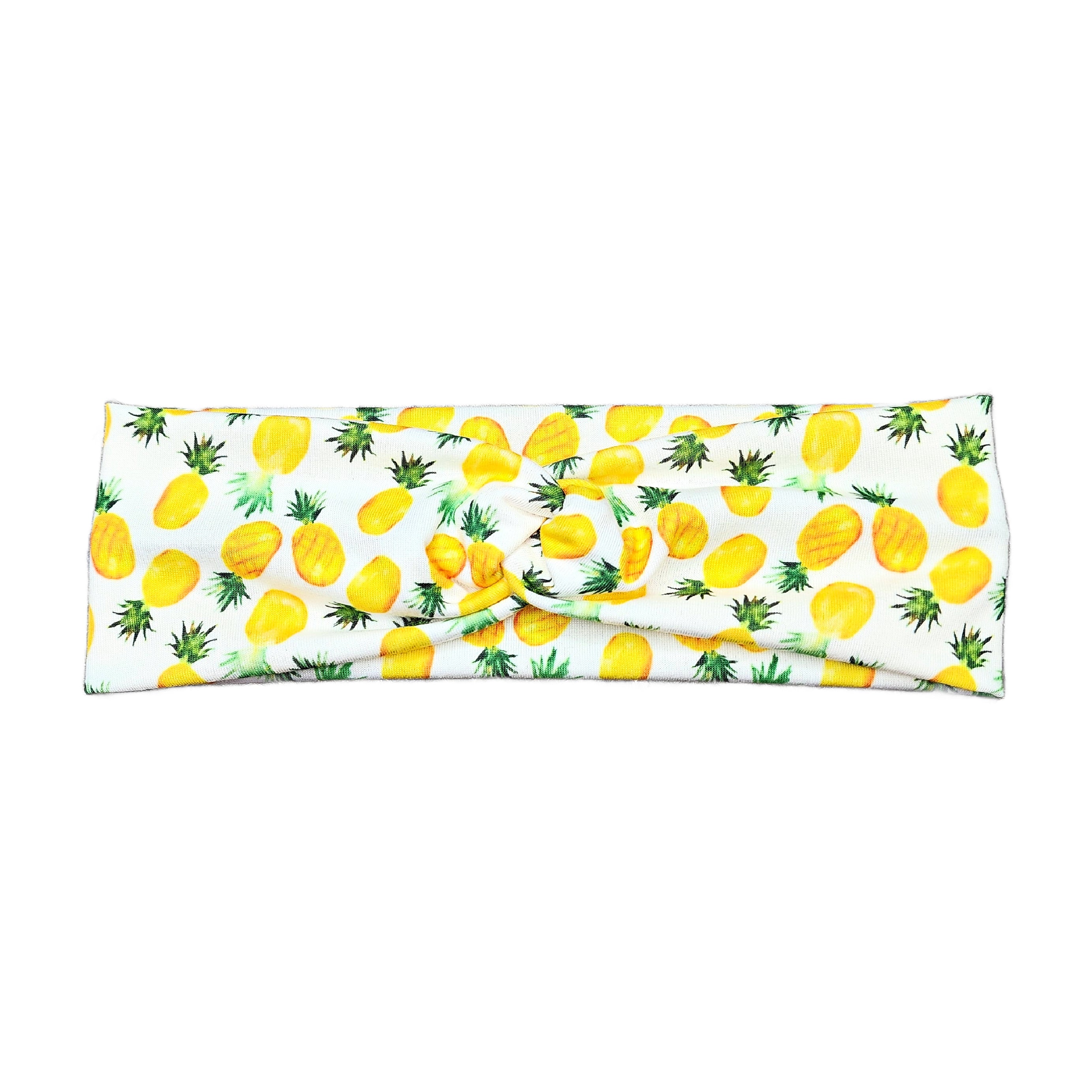 Yellow Watercolor Pineapple Headband