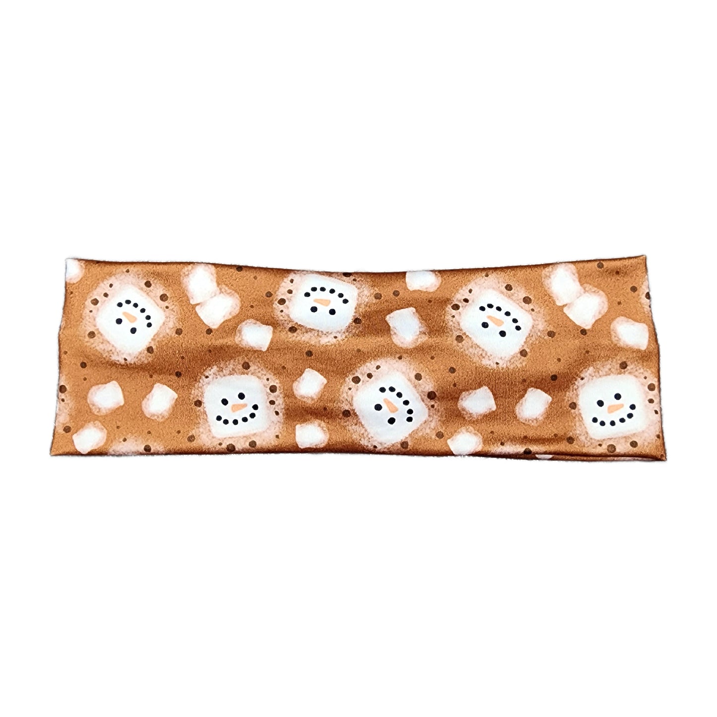 Snowman Marshmallow Cocoa Headband, Super Soft Collection