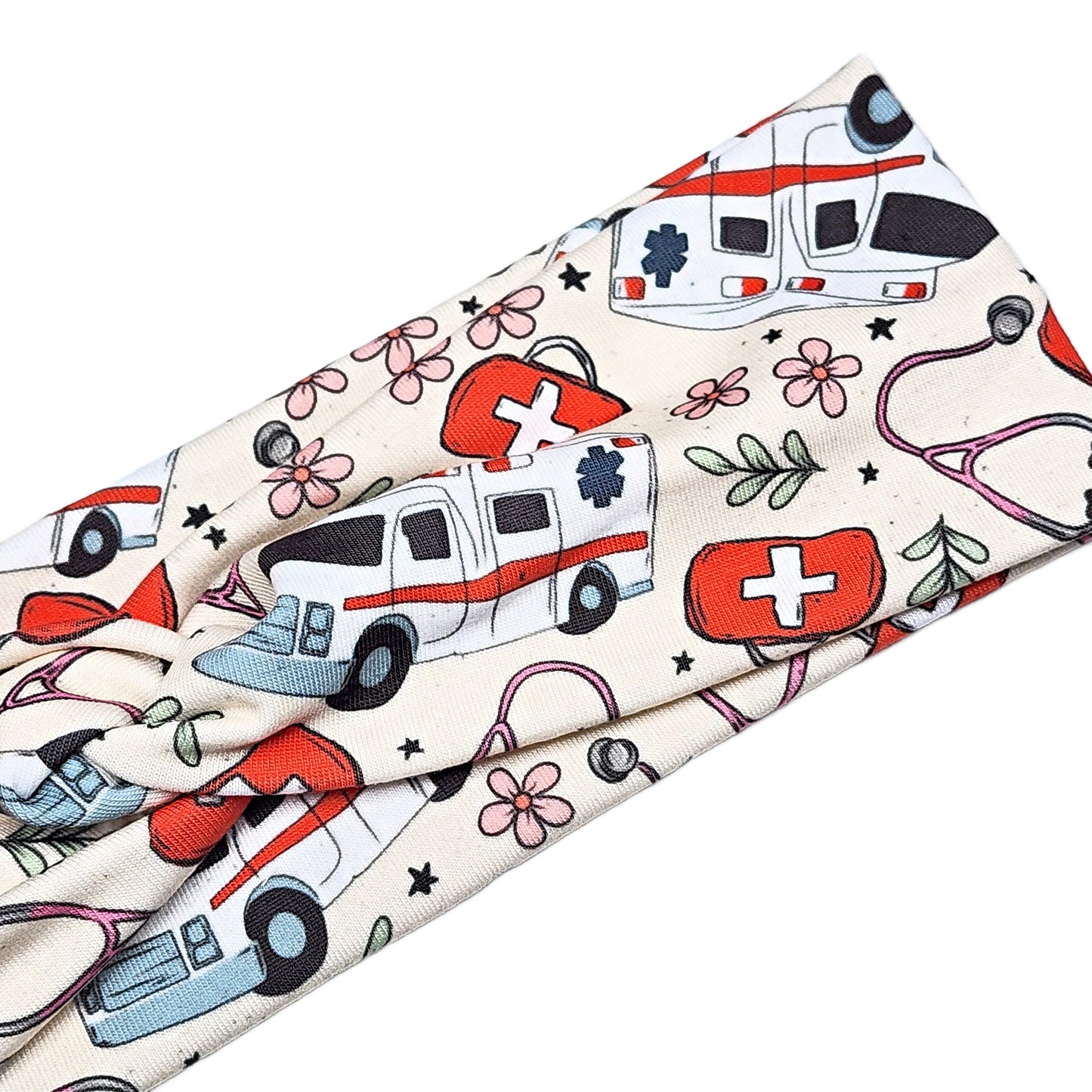 EMT Ambulance Print Headband