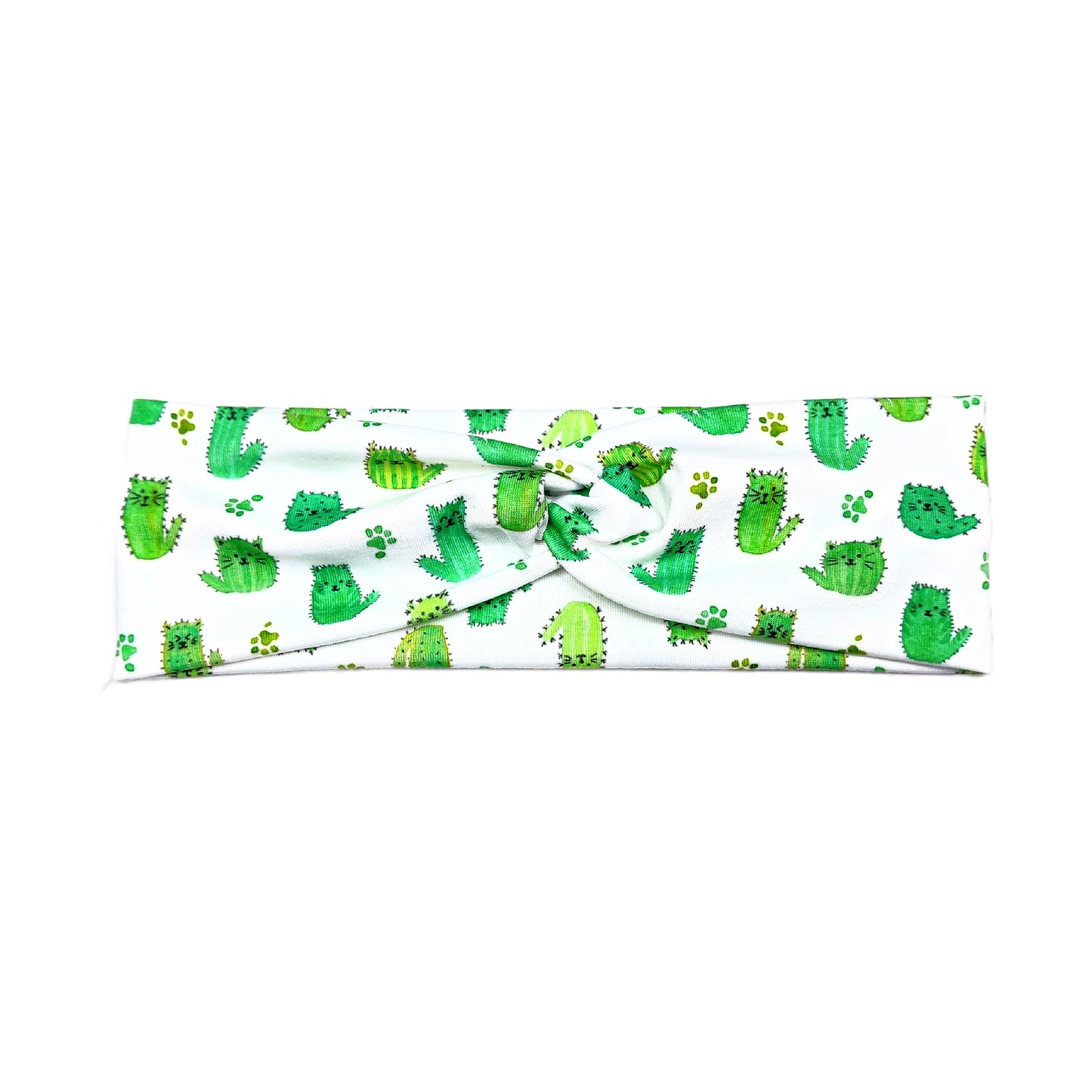 Funny Cat Cactus Print Headband