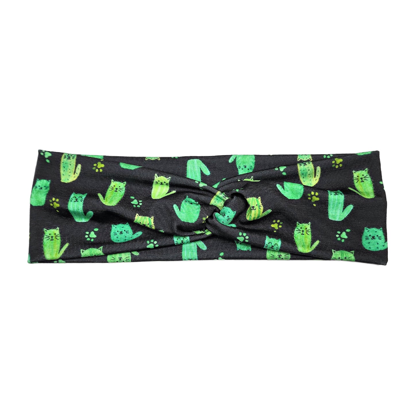 Funny Cat Cactus Print Headband