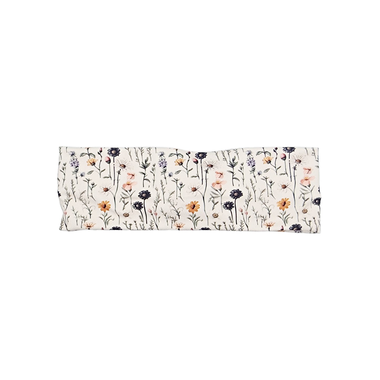 Beige Wildflower Headband for Women