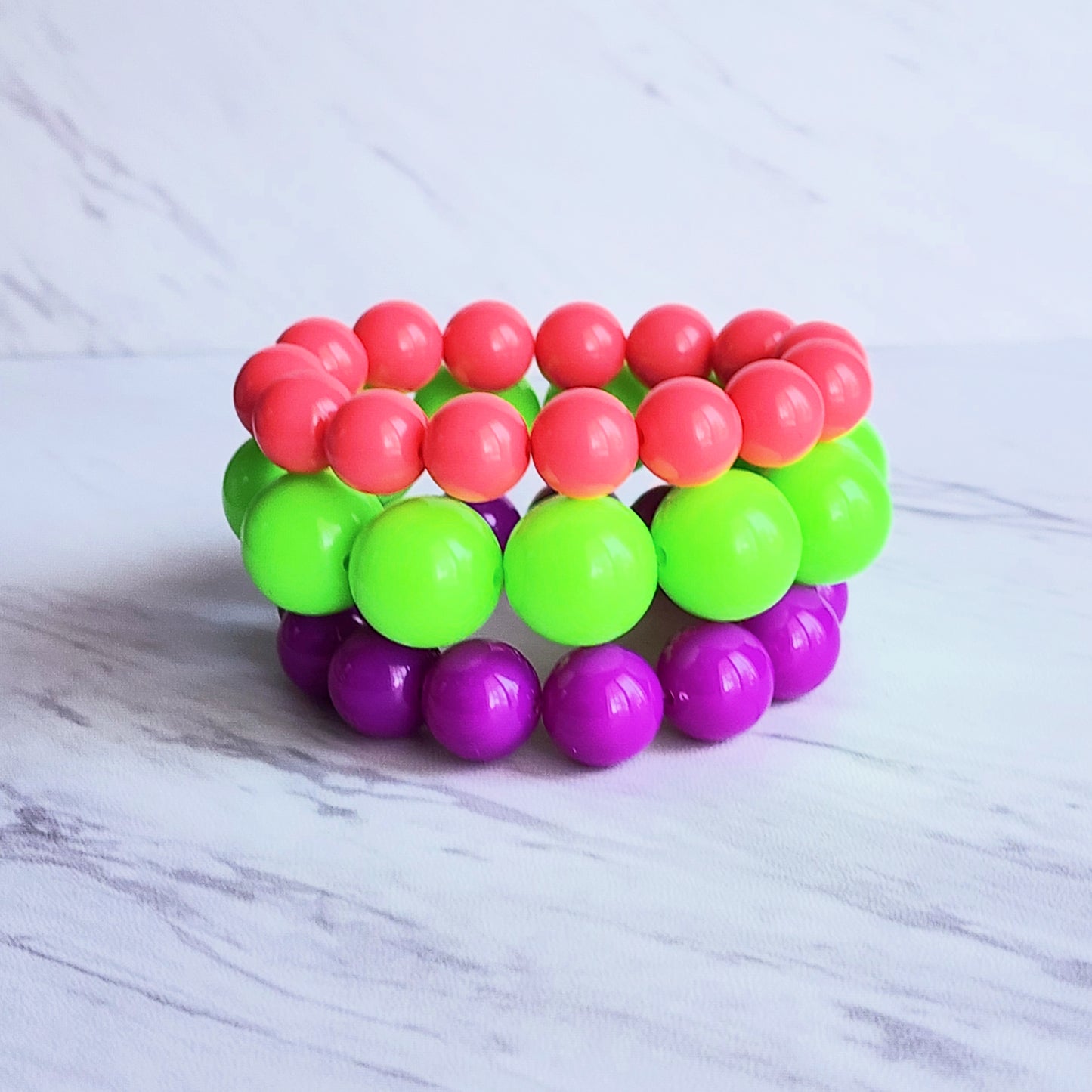 "It's a Neon Summer" Collection, Stacker Bracelet or Statement Earrings