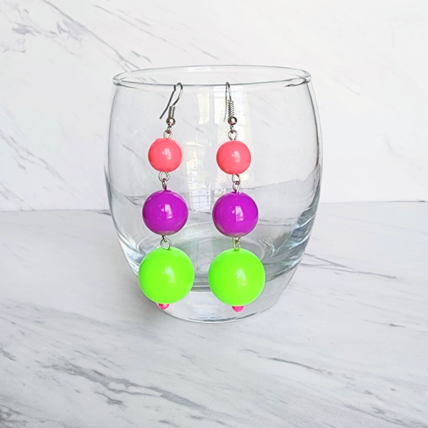 "It's a Neon Summer" Collection, Stacker Bracelet or Statement Earrings