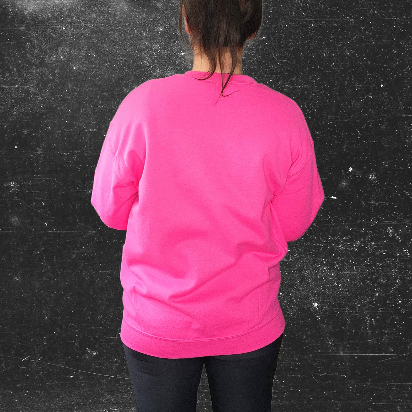 Hot Pink Girly Skull Sweatshirt