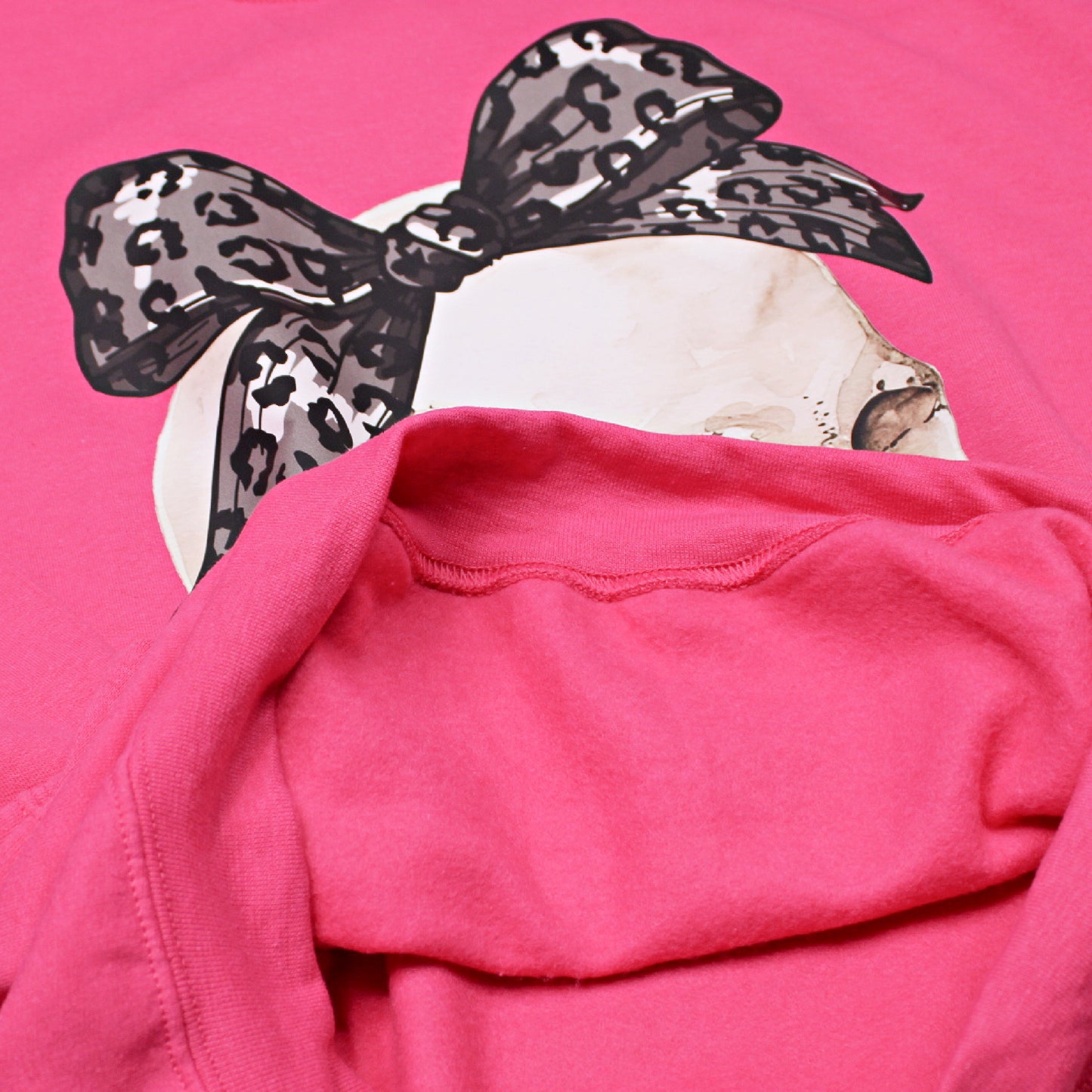 Hot Pink Girly Skull Sweatshirt