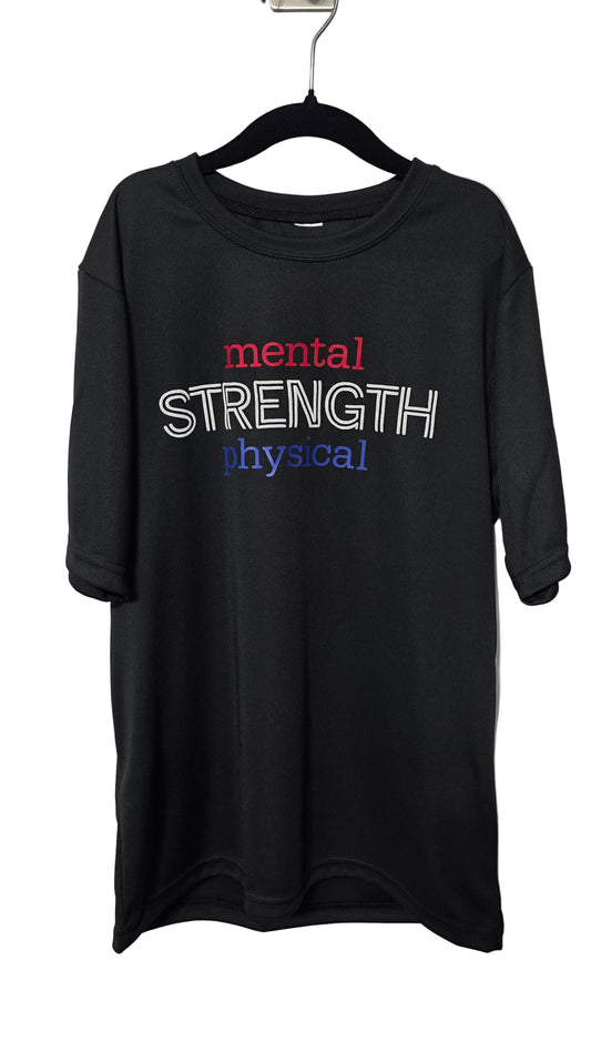 Mental Strength Over Physical Strength Performance T-Shirt