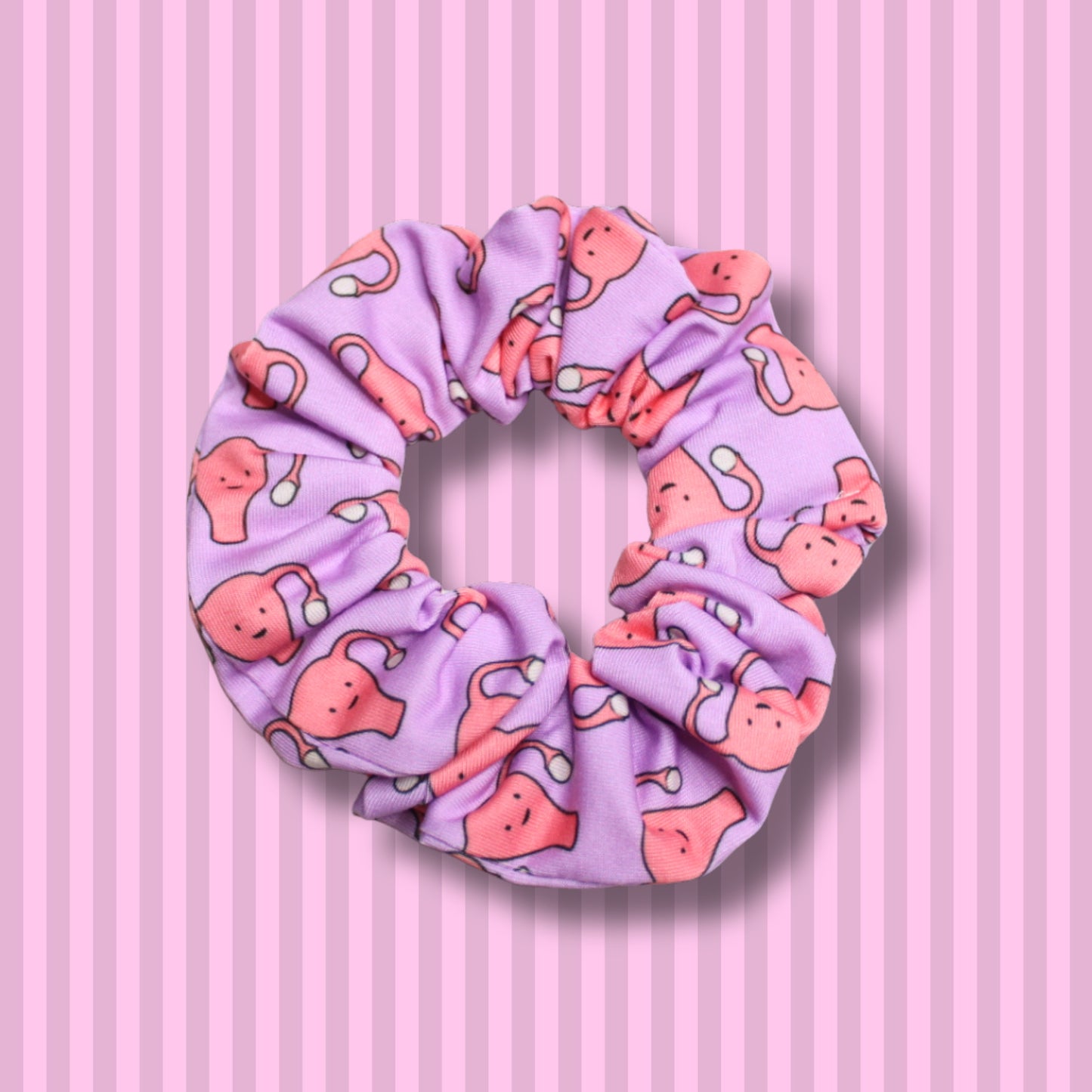 Kawaii Uterus OBGYN Scrunchie