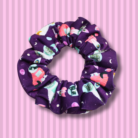 Astronaut Cat Scrunchie
