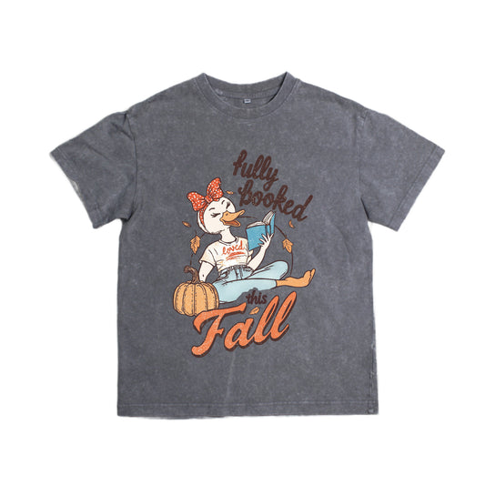 Oversized Fully Booked for Fall Tee, Adult, Made to Order