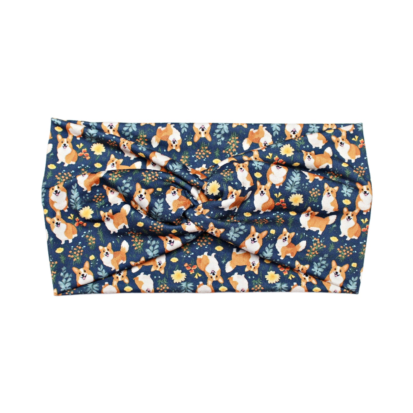 Corgi Dog Print Headbands