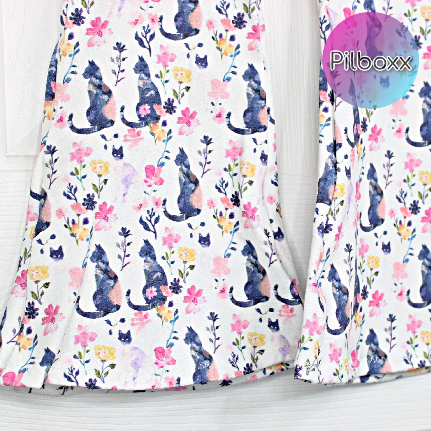 Cat Flare Leggings, Ready to Ship, 3T, 4T, 5