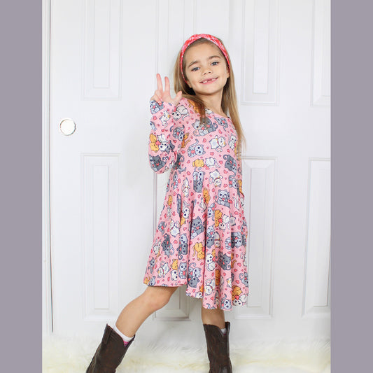 Kitty Cat Valentine's Dress