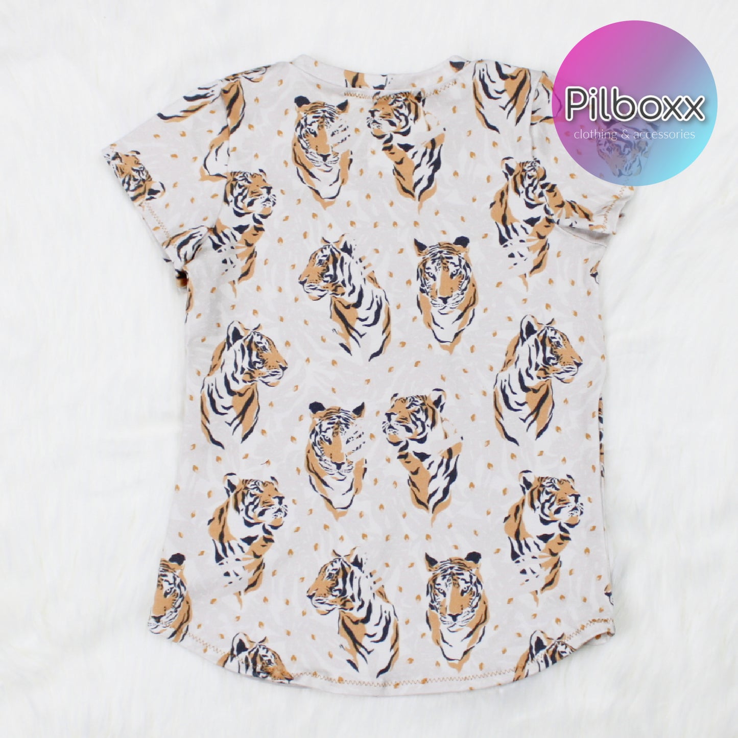 Tiger Head Shirt for Girls