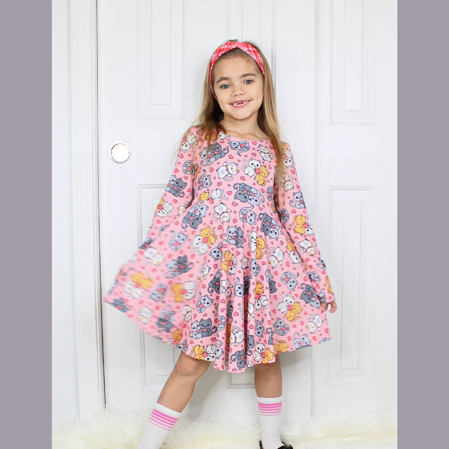 Kitty Cat Valentine's Dress