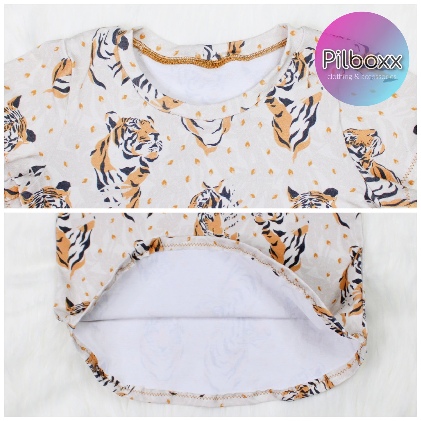 Tiger Head Shirt for Girls