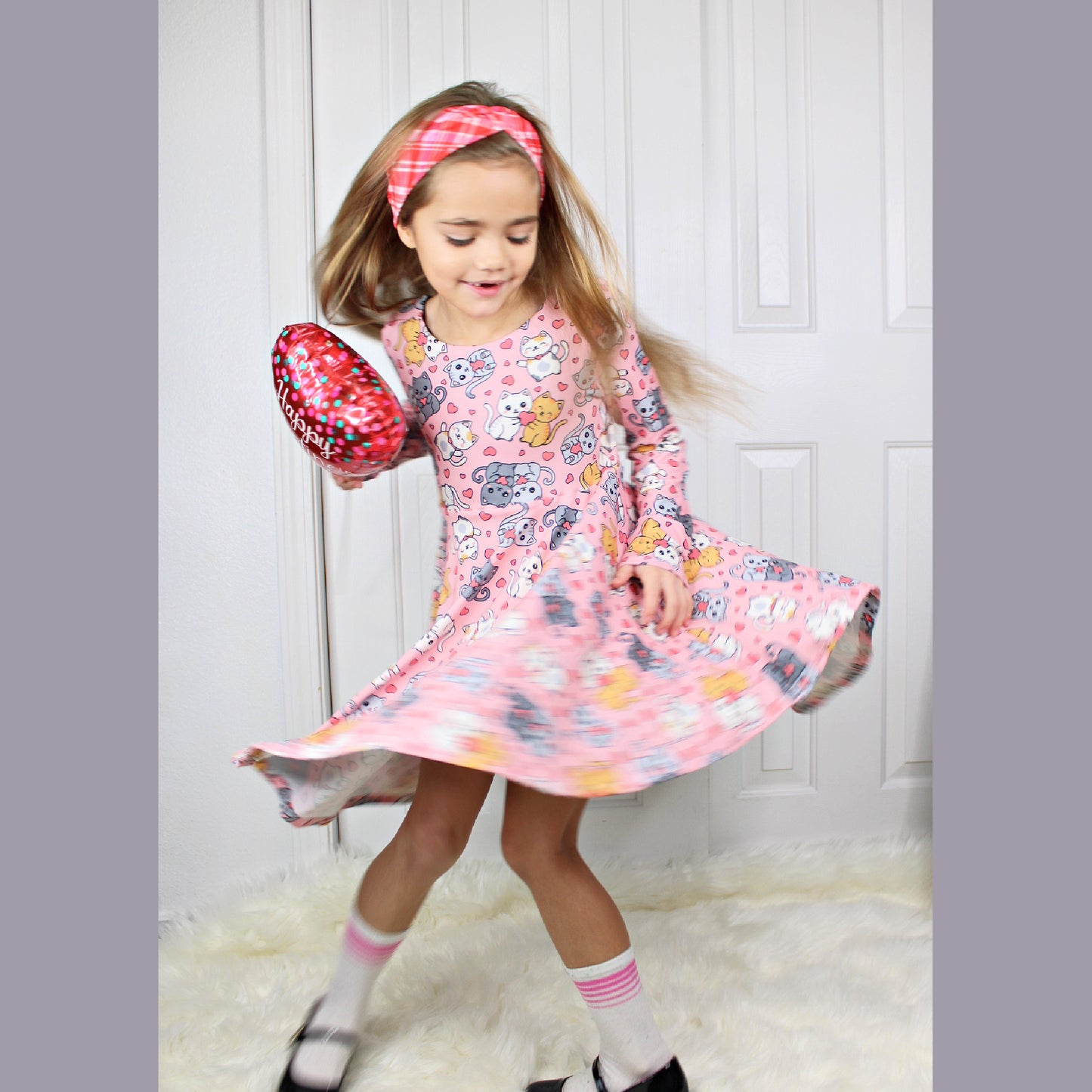 Kitty Cat Valentine's Dress