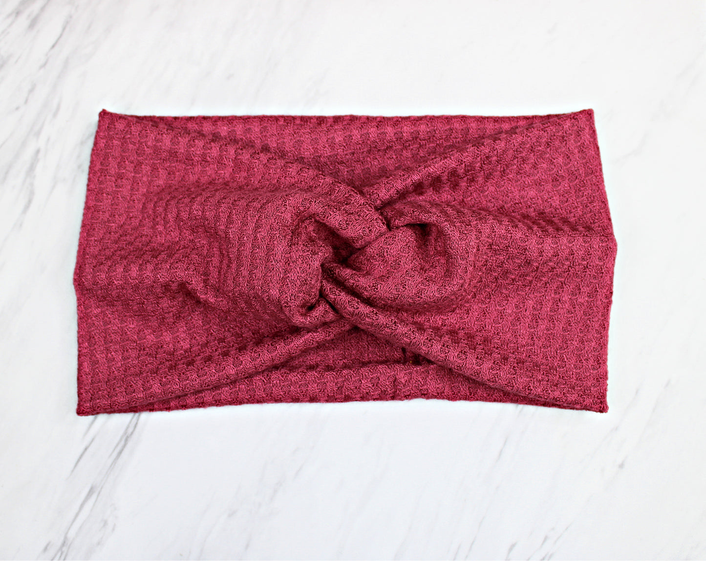 Comfy Cozy Fall Waffle Wide Headbands for Women