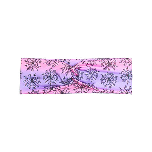 Pastel Spiderweb Halloween Headband