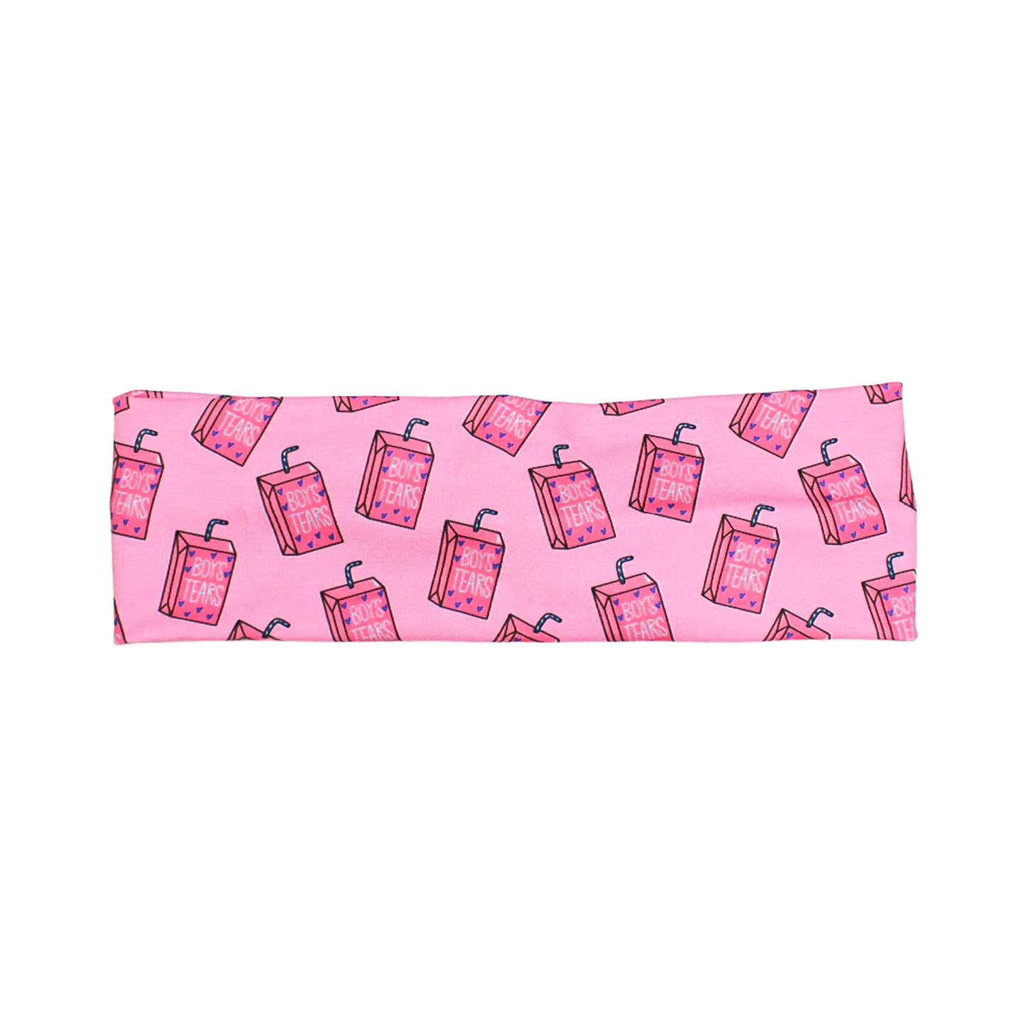 Funny Juice Box Print Headband for Women, Boys Tears