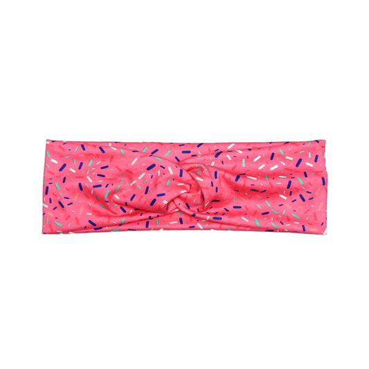 Neon Pink Confetti Sprinkle Headband