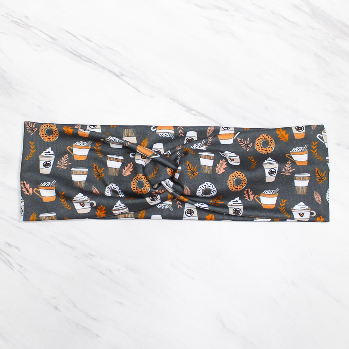 Pumpkin Spice Latte Coffee Headband for Women