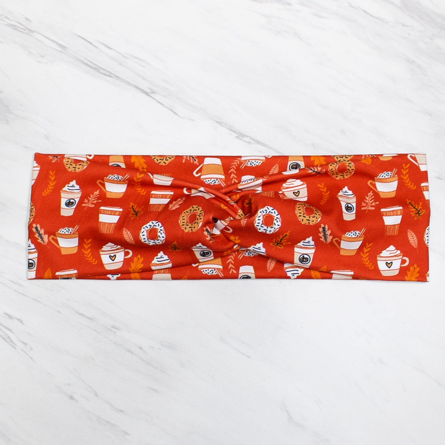 Pumpkin Spice Latte Coffee Headband for Women