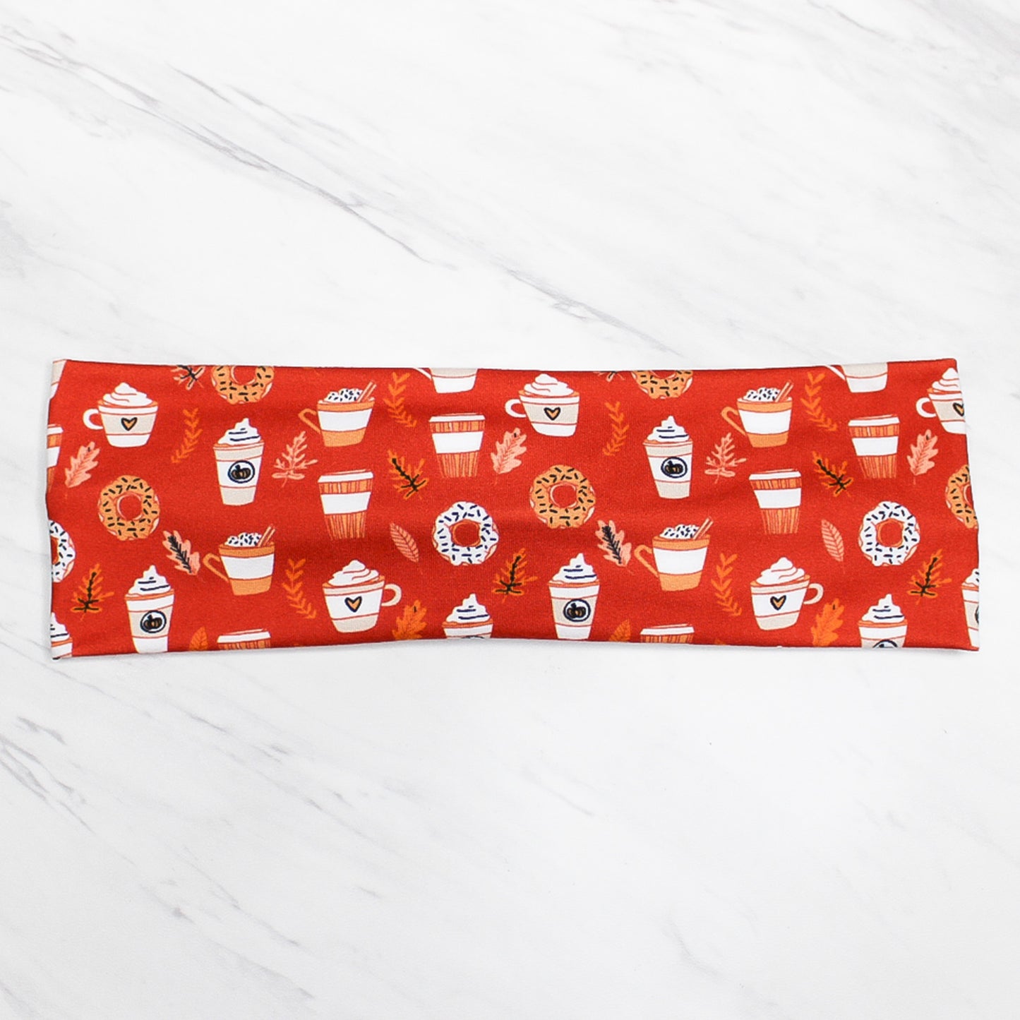 Pumpkin Spice Latte Coffee Headband for Women