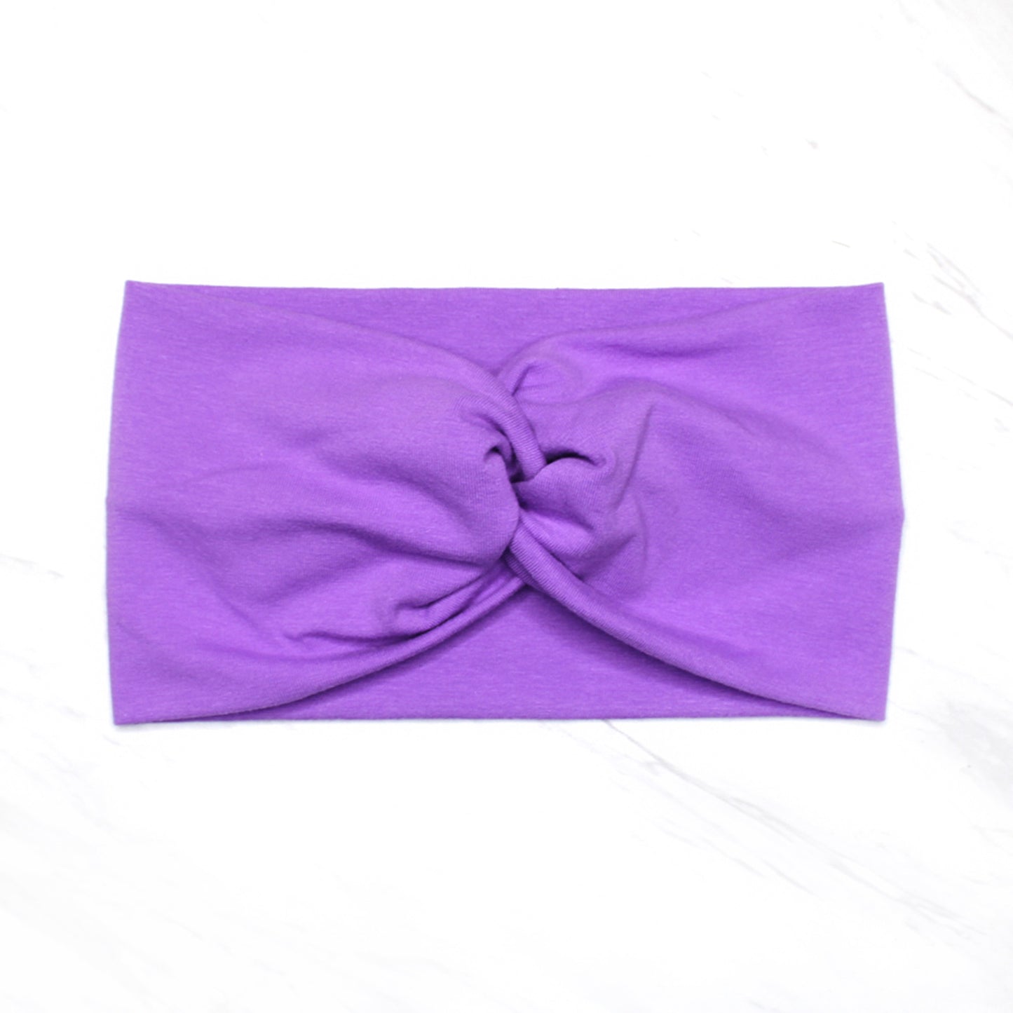 Solid Cotton Headbands, 5" Wide