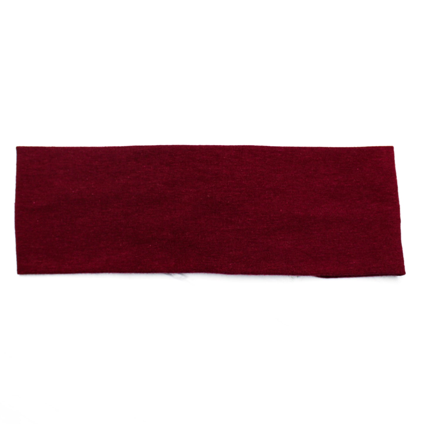 Solid Burgundy Twist Headband, Cotton Spandex