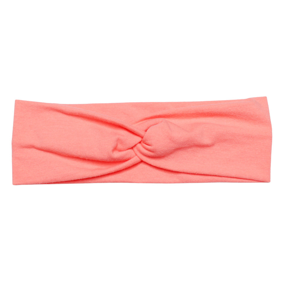 Solid Pink Cotton Headband