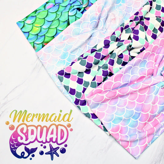 Wide Mermaid Headband