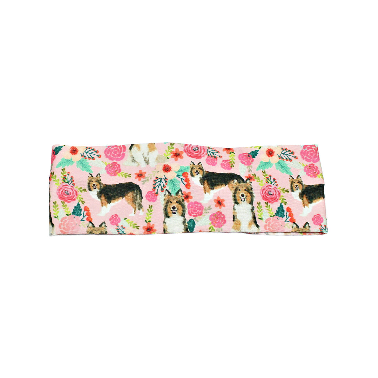 Sheltie Dog Print Headband