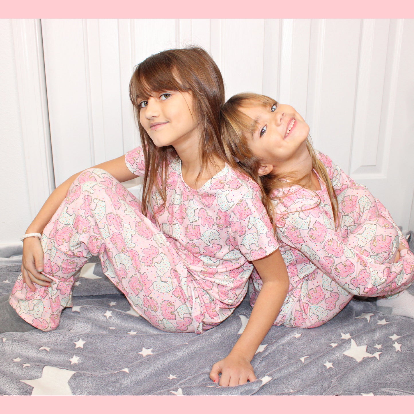 Animal Cookie Pajama Set for Girls, TAT 1-2 weeks