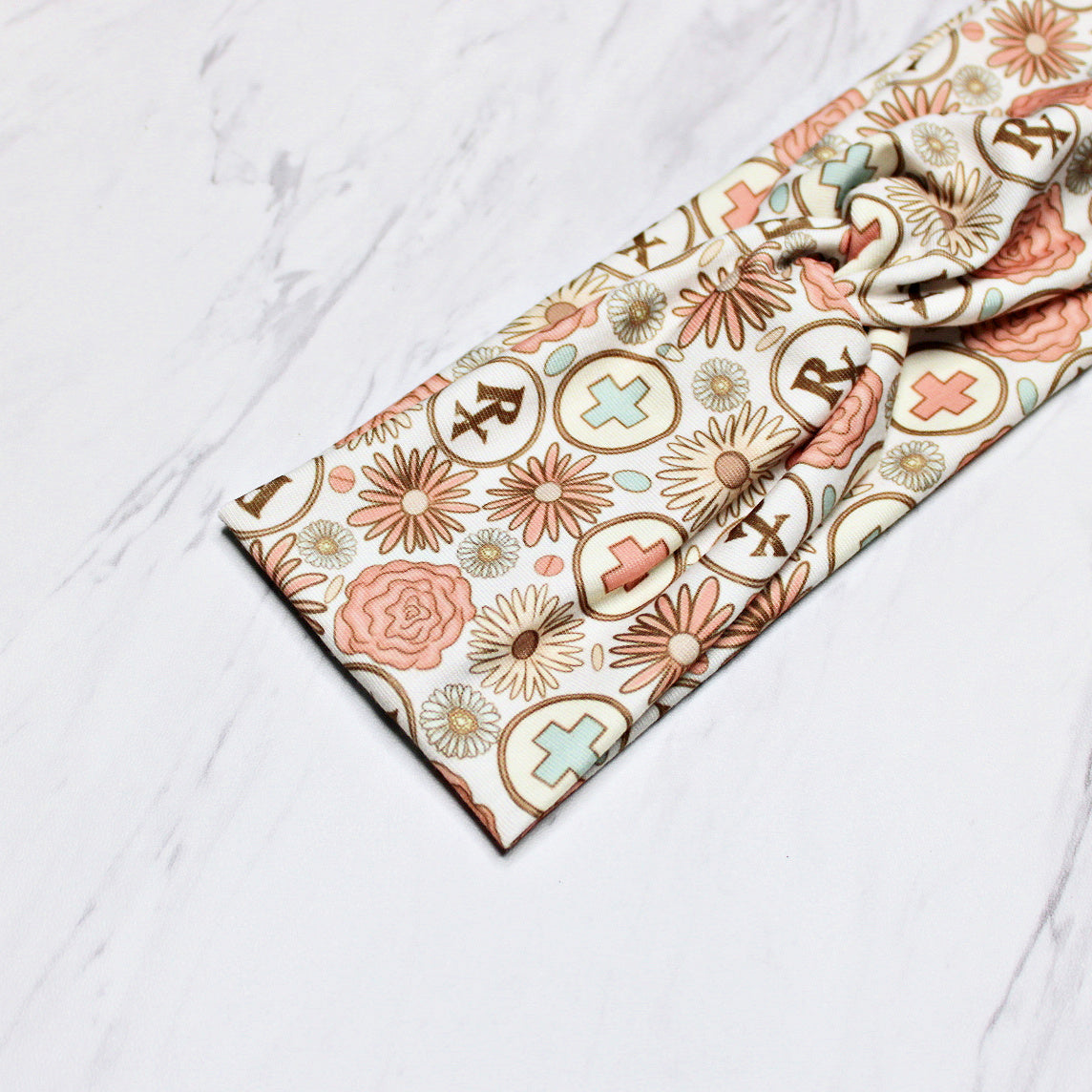 Retro Pharmacist Print Headband for Women