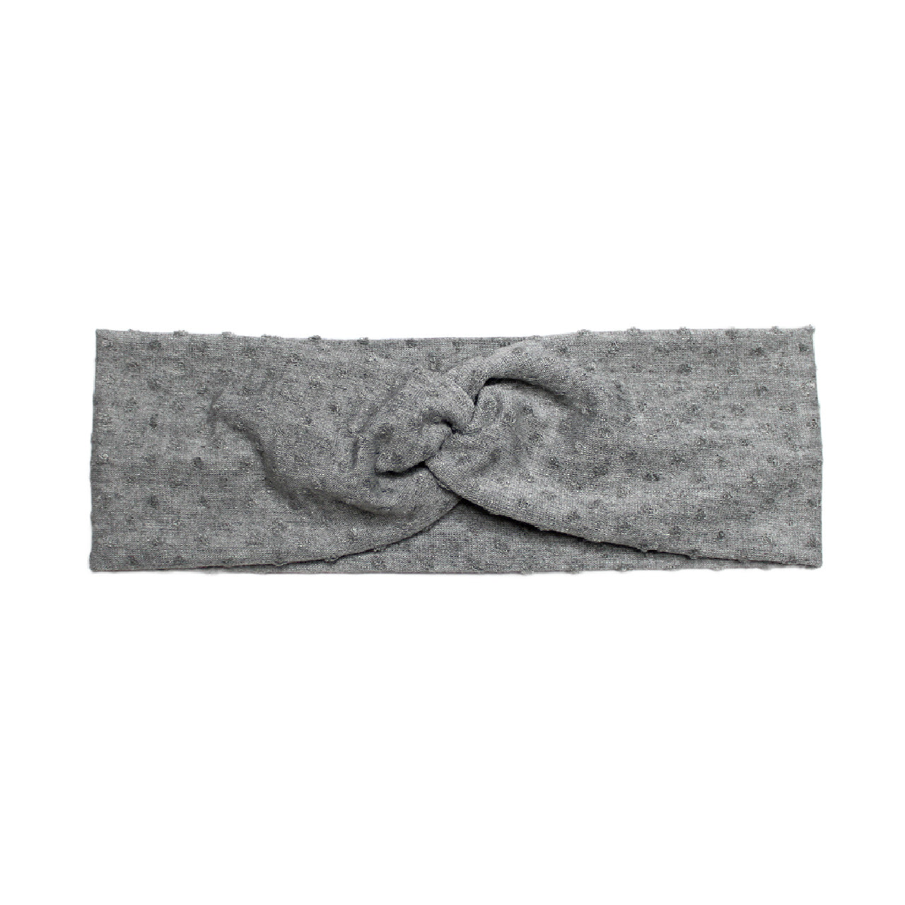 Swiss Dot Headband, Neutral Solids