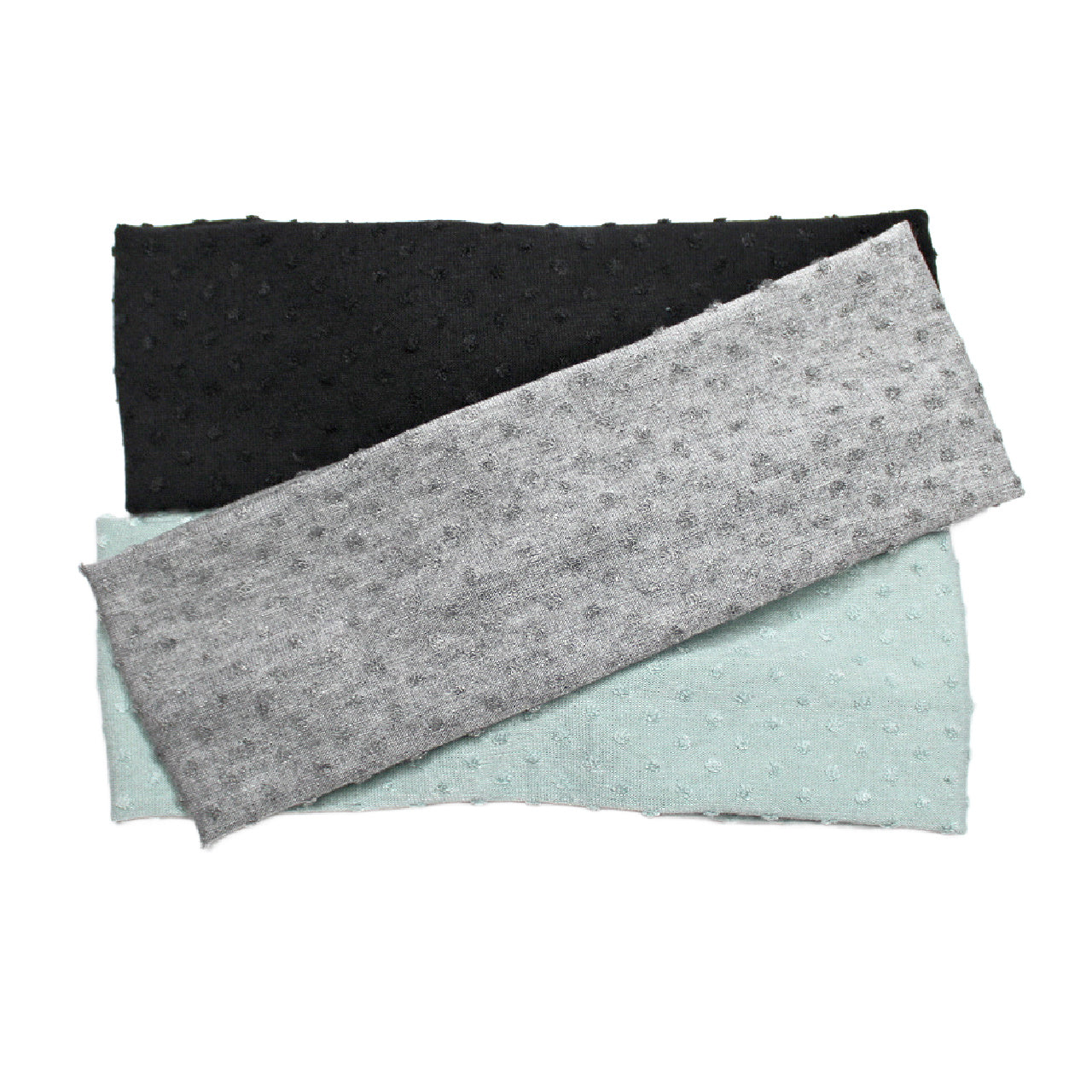 Swiss Dot Headband, Neutral Solids