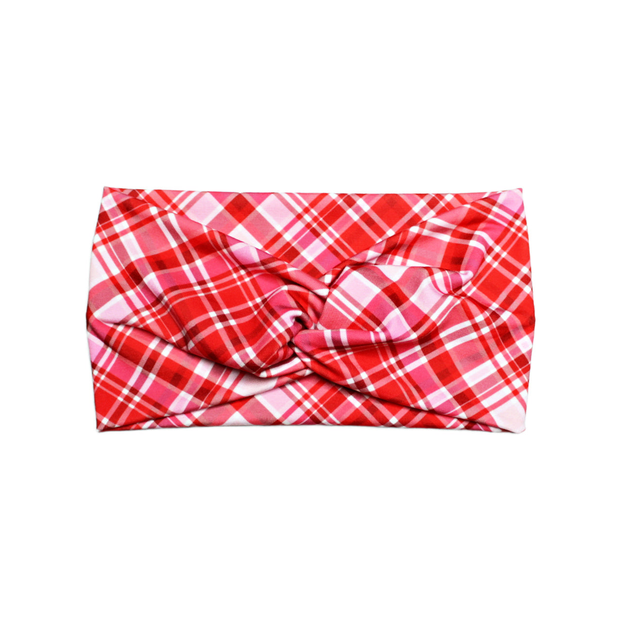 Valentine Plaid Headband