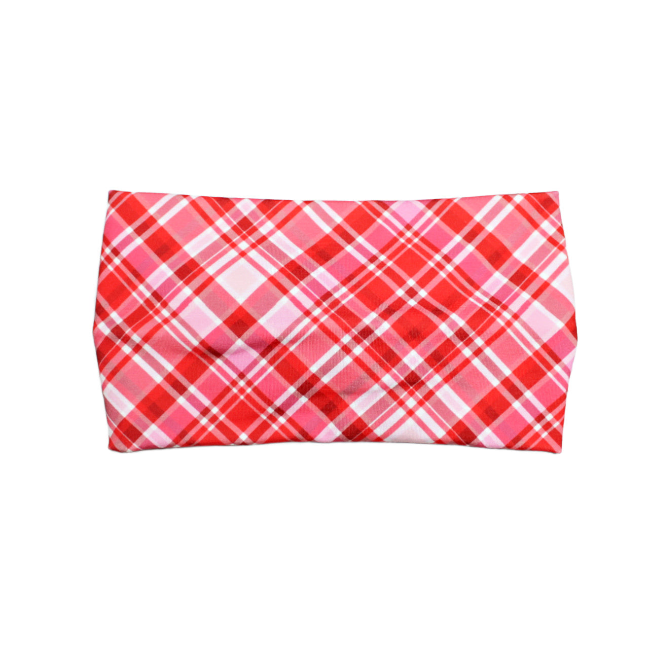 Valentine Plaid Headband