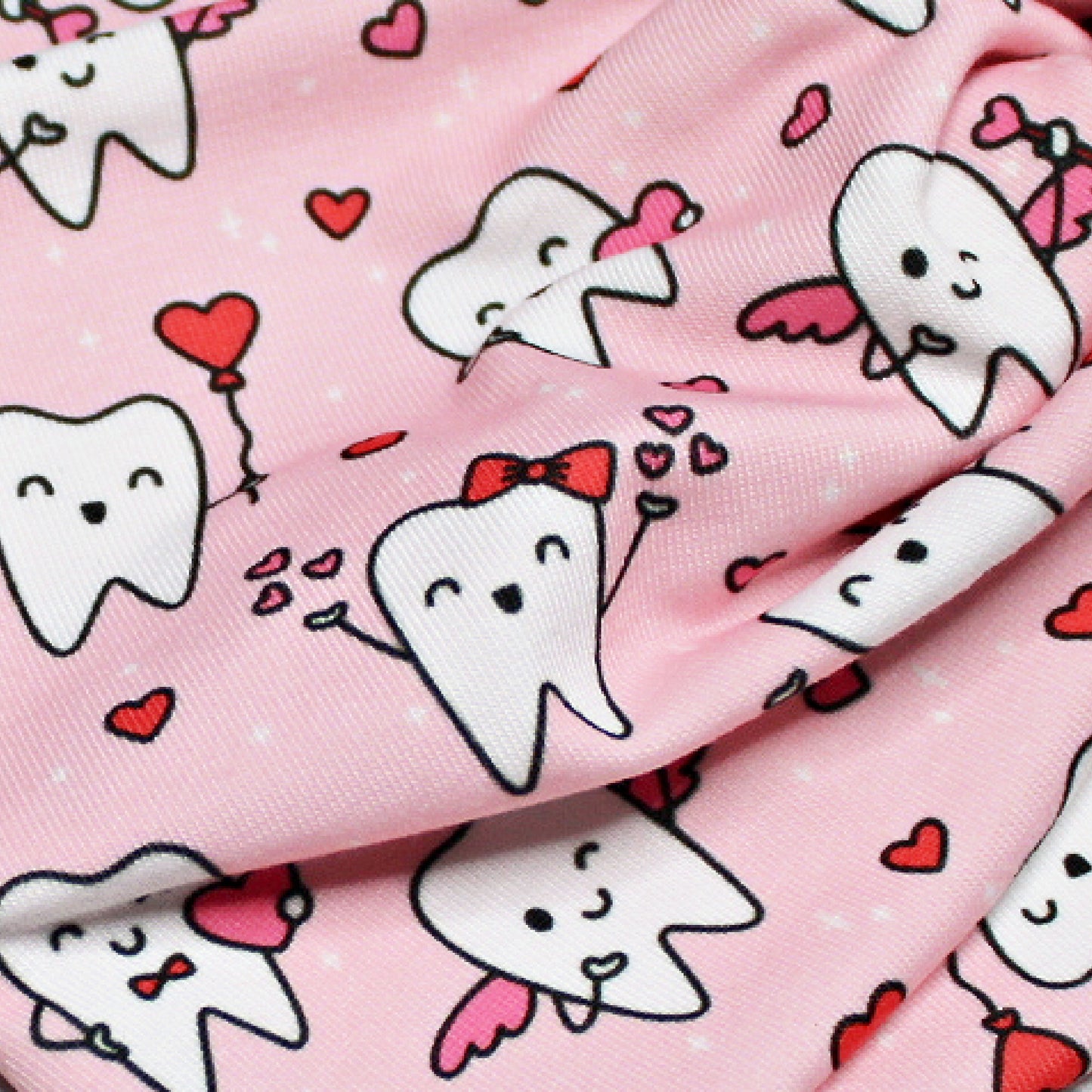 Valentine's Dental Tooth Scrunchie