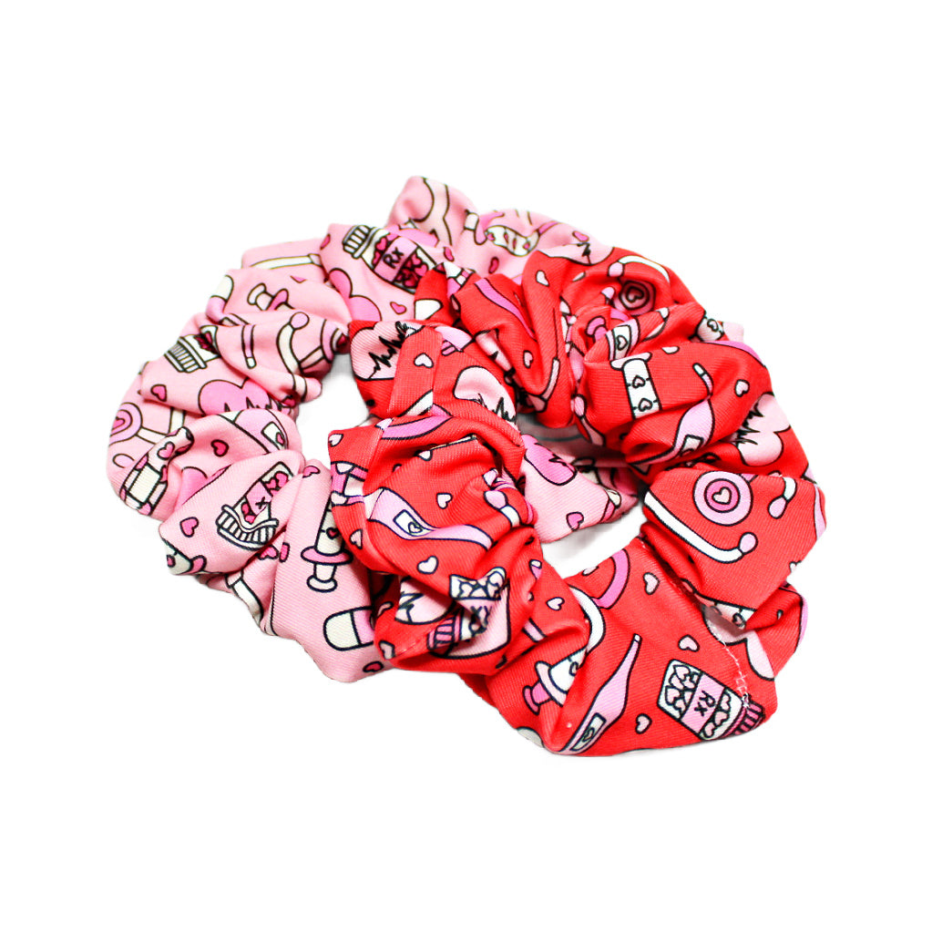 Valentine's Nurse Scrunchie