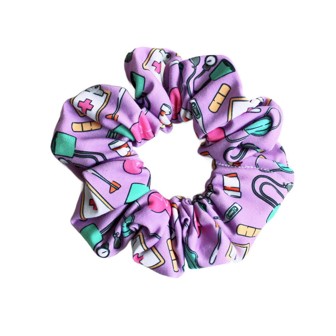 Medical Print Scrunchie