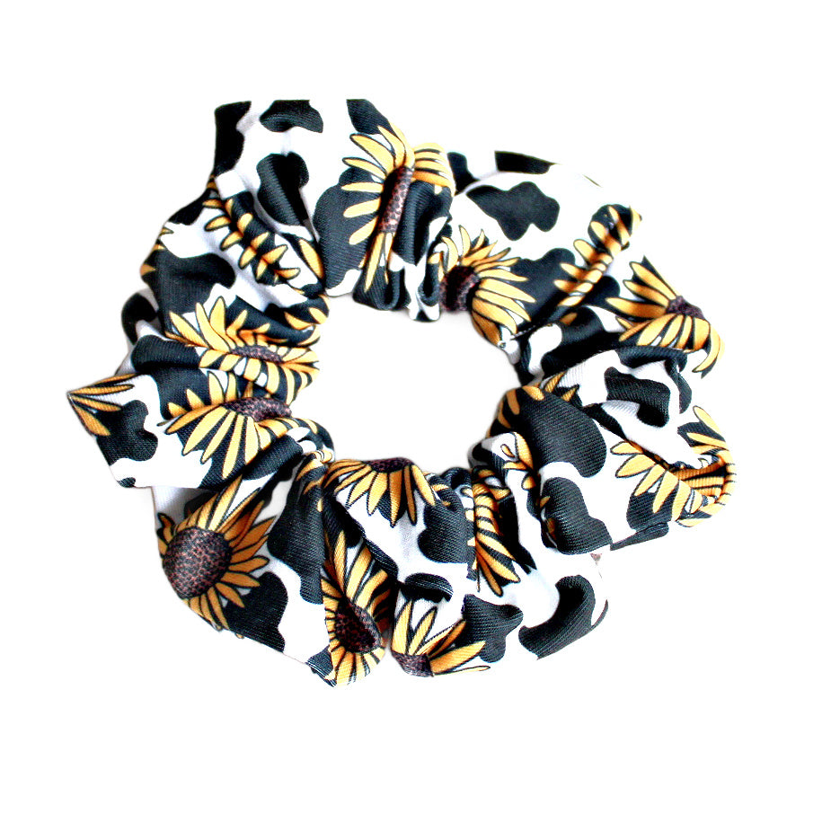 Cow Print Scrunchie