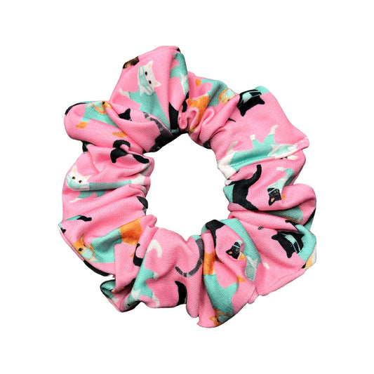 Cats in Scrubs Print Hair Tie for Women