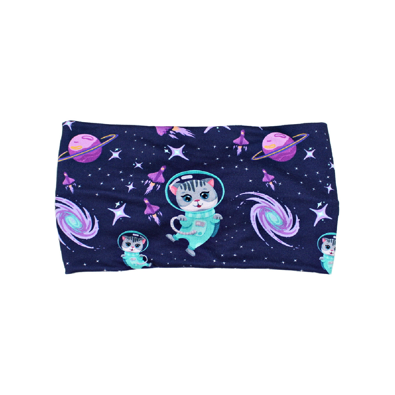 Wide Space Cat Headband, Super Soft