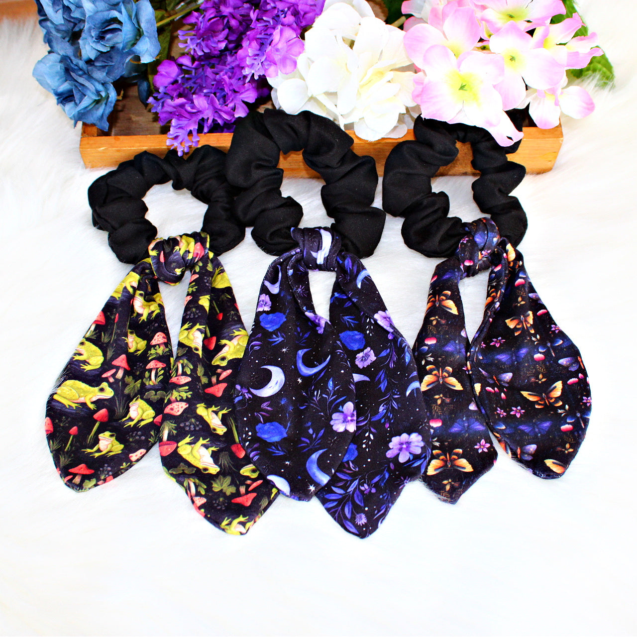 Cottagecore Ribbon Scrunchie