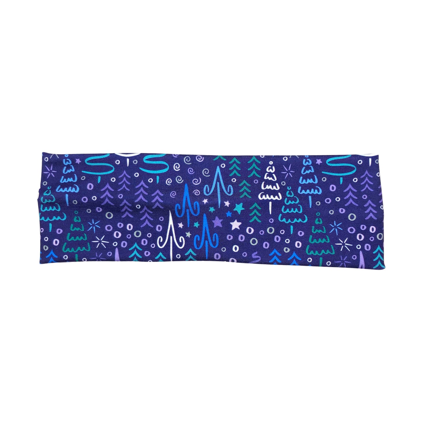 Purple Christmas Tree Headband