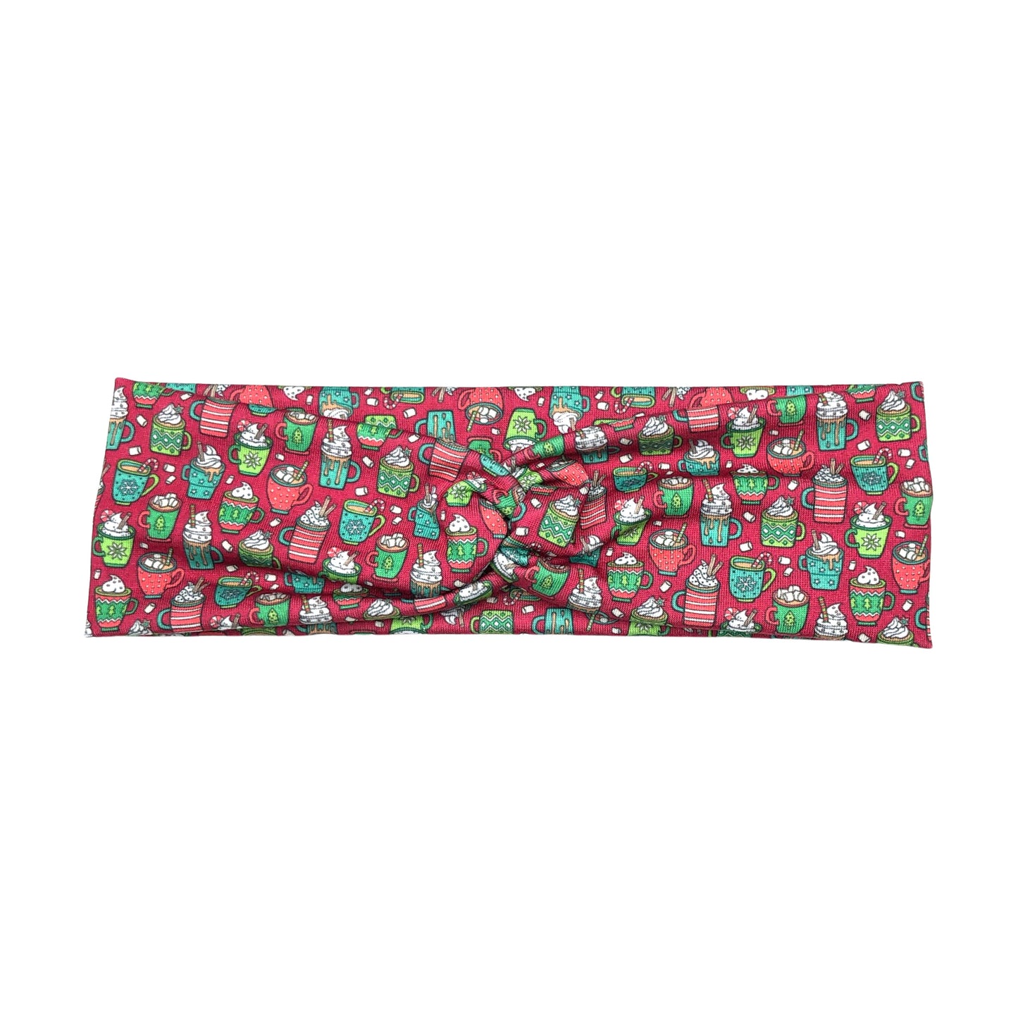 Holiday Coffee Cups Headband